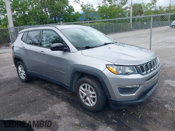 2018 Jeep Compass Sport с VIN 3C4NJCAB9JT318935, выставлен на аукционе IAAI как лот 42661262 с пробегом 257 841 миль миль и . История ставок и продаж доступна на DreamBid. Изображение 1.