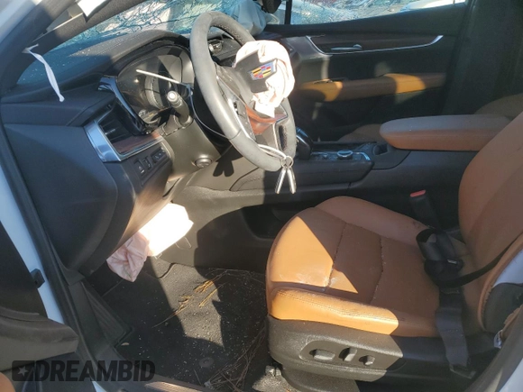 2024 Cadillac XT5 FWD Premium Luxury with VIN 1GYKNCRS7RZ740471, listed as a Copart auction lot 82275174 with 14,747 mi miles and Salvage Title. Bid and sale history available at carsss.com. Image 7.