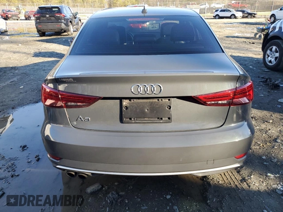 2017 Audi A3 Sedan Premium with VIN WAUAUGFF1H1060885, listed as a Copart auction lot 45516145 with 64,494 mi miles and Salvage Title. Bid and sale history available at carsss.com. Image 6.