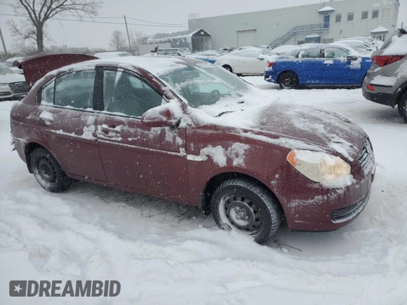 2007 Hyundai Accent GL z VIN KMHCN45C07U072761, wystawiony jako Copart lot #42321615 z przebiegiem 158 492 mil mil oraz Szkoda całkowita • Salvage title. Historia ofert i sprzedaży dostępna na DreamBid. Obrazek 4.