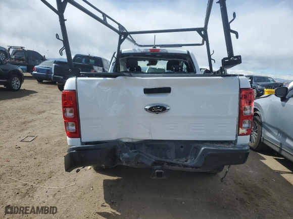 2022 Ford Ranger XL with VIN 1FTER1FH5NLD27126, listed as a Copart auction lot 48997245 with 41,932 mi miles and Salvage Title. Bid and sale history available at carsss.com. Image 6.