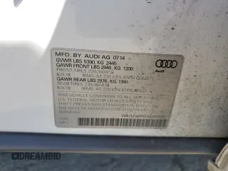 2015 Audi Q5 Premium Plus with VIN WA1LFAFP5FA020120, listed as a Copart auction lot 57253915 with 140,505 mi miles and Salvage title. Bid and sale history available at DreamBid. Image 13.