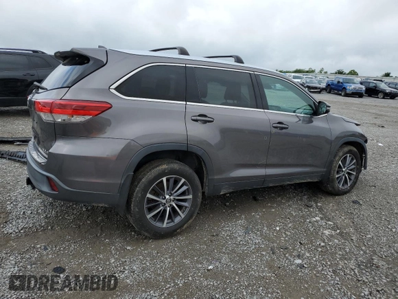 2019 Toyota Highlander SE with VIN 5TDJZRFH9KS936811, listed as a Copart auction lot 60310505 with 129,988 mi miles and Salvage title. Bid and sale history available at DreamBid. Image 3.