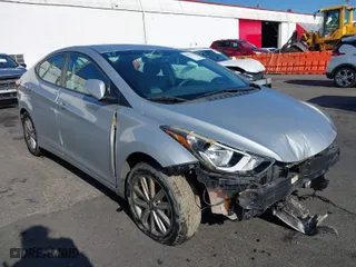 2014 Hyundai Elantra Limited with VIN 5NPDH4AEXEH495118, listed as a IAAI auction lot 40694475 with 61,127 mi miles. Bid and sale history available at carsss.com. Image 1.