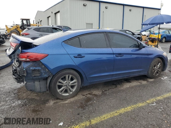 2017 Hyundai Elantra Limited z VIN 5NPD84LF0HH072770, wystawiony jako Copart lot #55665015 z przebiegiem 70 485 mil mil oraz Szkoda całkowita • Salvage title. Historia ofert i sprzedaży dostępna na DreamBid. Obrazek 3.