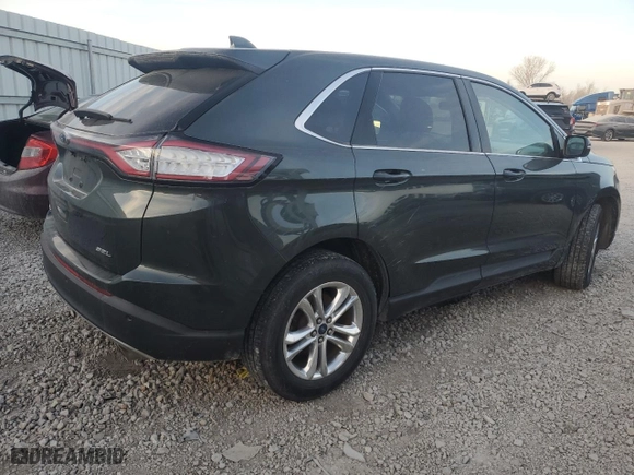 2015 Ford Edge SEL with VIN 2FMPK3J85FBB21396, listed as a Copart auction lot 84174754 with 92184 miles and Salvage Title. Bid and sale history available at carsss.com. Image 3.