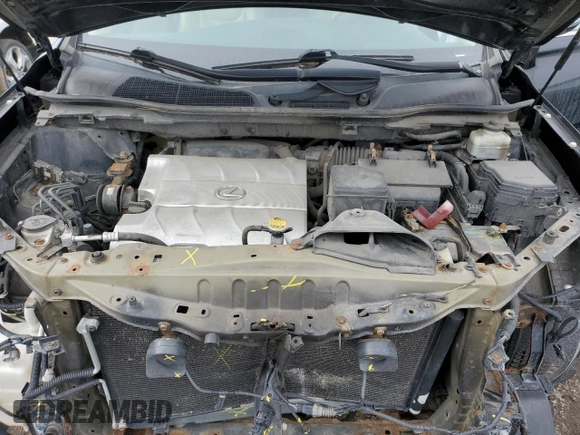 2010 Lexus RX 350 with VIN 2T2BK1BA5AC058607, listed as a Copart auction lot 46995305 with Not Provided miles and Salvage Title. Bid and sale history available at DreamBid. Image 12.