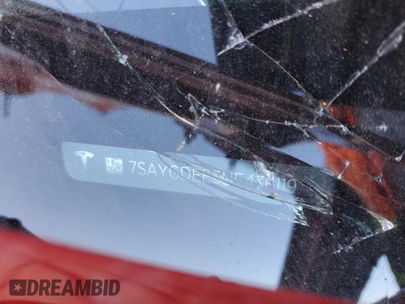 2022 Tesla Model Y Long Range z VIN 7SAYGDEE3NF436119, wystawiony jako Copart lot #54892115 z przebiegiem 27 054 mil mil oraz Szkody całkowita. Historia ofert i sprzedaży dostępna na DreamBid. Obrazek 12.