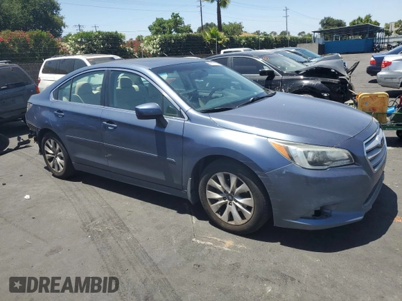 2015 Subaru Legacy Premium with VIN 4S3BNAD60F3070961, listed as a Copart auction lot 60510115 with 68,006 mi miles and Salvage title. Bid and sale history available at DreamBid. Image 4.