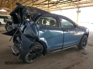 2024 Chevrolet Equinox LS z VIN 3GNAXHEG8RL373976, wystawiony jako Copart lot #54195365 z przebiegiem 26 933 mil mil oraz Szkoda całkowita • Salvage title. Historia ofert i sprzedaży dostępna na DreamBid. Obrazek 3.