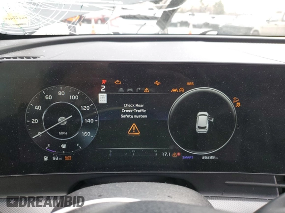 2023 Kia Sportage SX-Prestige with VIN 5XYK53AF8PG010472, listed as a Copart auction lot 46940955 with 36,339 mi miles and Salvage title. Bid and sale history available at DreamBid. Image 9.