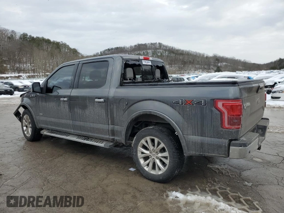 2015 Ford F-150 XLT with VIN 1FTEW1EG7FFA32496, listed as a Copart auction lot 88744595 with 130,423 mi miles and Salvage Title. Bid and sale history available at carsss.com. Image 2.