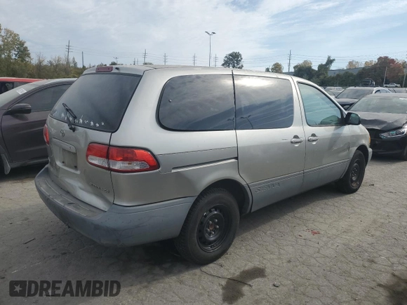 2001 Toyota Sienna CE with VIN 4T3ZF19C81U410244, listed as a Copart auction lot 77216714 with 259,226 mi miles and Salvage Title. Bid and sale history available at carsss.com. Image 3.