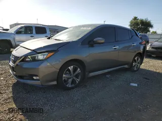 2020 Nissan LEAF SL Plus z VIN 1N4BZ1DP8LC307341, wystawiony jako Copart lot #56412435 z przebiegiem 68 666 mil mil oraz Szkoda całkowita • Salvage title. Historia ofert i sprzedaży dostępna na DreamBid. Obrazek 1.