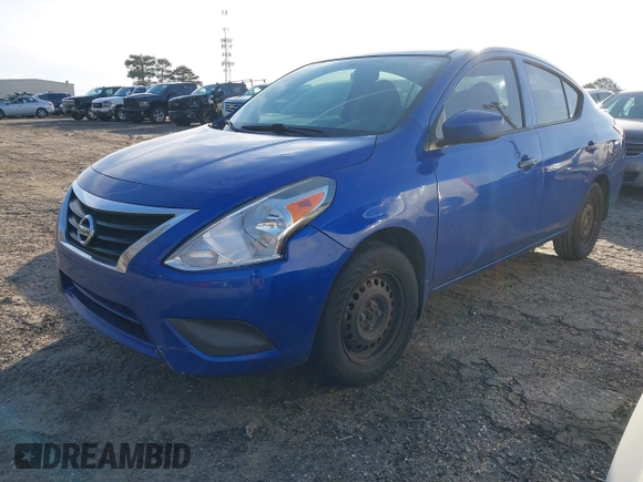 2016 Nissan Versa SV with VIN 3N1CN7AP9GL851846, listed as a IAAI auction lot 41594776 with 196,435 mi miles. Bid and sale history available at carsss.com. Image 2.
