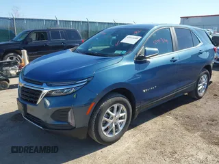 2024 Chevrolet Equinox LT with VIN 3GNAXUEGXRL329504, listed as a IAAI auction lot 42043209 with 7,000 mi miles and . Bid and sale history available at DreamBid. Image 17.