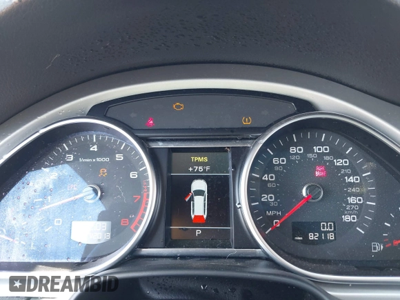 2014 Audi Q7 Premium Plus with VIN WA1LGAFE3ED021002, listed as a IAAI auction lot 42769562 with 82,118 mi miles and . Bid and sale history available at DreamBid. Image 7.