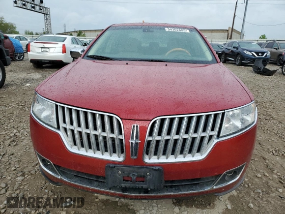 2010 Lincoln MKZ with VIN 3LNHL2GC2AR614132, listed as a Copart auction lot 54302685 with 114,034 mi miles and Salvage Title. Bid and sale history available at carsss.com. Image 5.