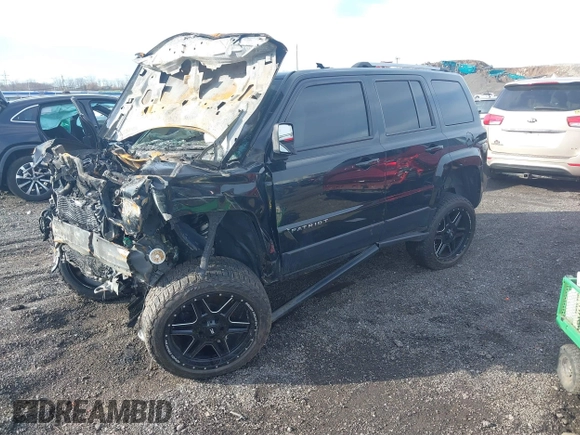 2017 Jeep Patriot High Altitude with VIN 1C4NJRFB8HD122240, listed as a IAAI auction lot 41849416 with 72,451 mi miles. Bid and sale history available at carsss.com. Image 2.
