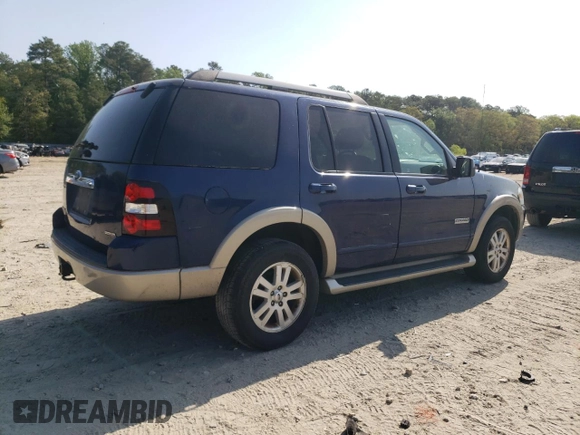 2007 Ford Explorer Eddie Bauer z VIN 1FMEU74E57UB86366, wystawiony jako Copart lot #55292345 z przebiegiem 241 141 mil mil oraz Czysty tytuł • Clean title. Historia ofert i sprzedaży dostępna na DreamBid. Obrazek 3.