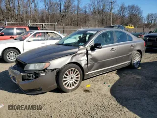 2007 Volvo S80 I6 with VIN YV1AS982671032720, listed as a Copart auction lot 49972185 with 257,278 mi miles and Salvage Title. Bid and sale history available at carsss.com. Image 1.