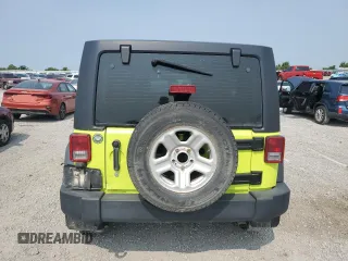 2016 Jeep Wrangler Unlimited Sport RHD with VIN 1C4BJWKG6GL321455, listed as a Copart auction lot 58785665 with 174,553 mi miles and Salvage title. Bid and sale history available at DreamBid. Image 6.