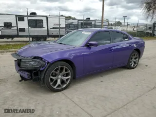 2016 Dodge Charger SXT with VIN 2C3CDXHG3GH140565, listed as a Copart auction lot 48058985 with 99,216 mi miles and Salvage Title. Bid and sale history available at carsss.com. Image 1.