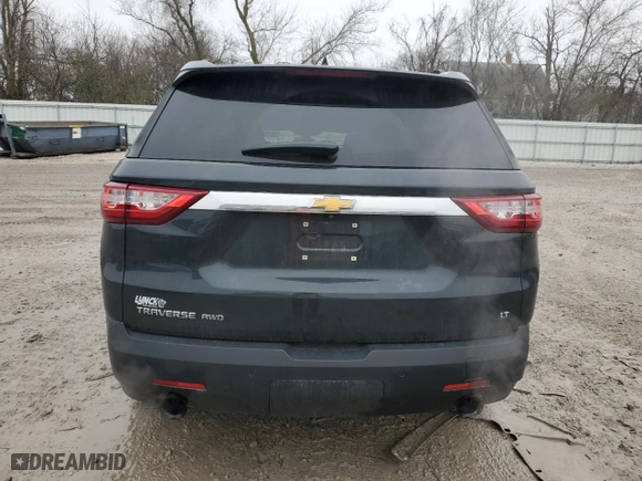 2020 Chevrolet Traverse LT Leather with VIN 1GNEVHKW4LJ255246, listed as a Copart auction lot 80734474 with 86,670 mi miles and Salvage Title. Bid and sale history available at carsss.com. Image 6.