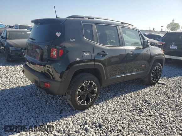 2023 Jeep Renegade Trailhawk with VIN ZACNJDC1XPPP37125, listed as a Copart auction lot 52793125 with 15,662 mi miles and Salvage title. Bid and sale history available at DreamBid. Image 3.