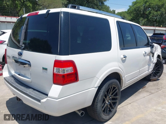 2013 Ford Expedition Limited with VIN 1FMJU1K58DEF28977, listed as a IAAI auction lot 42303493 with 61,952 mi miles and . Bid and sale history available at DreamBid. Image 4.