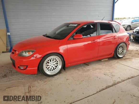2007 Mazda 3 Mazdaspeed3 Sport z VIN JM1BK34L671625130, wystawiony jako Copart lot #48969385 z przebiegiem Nie podano mil oraz Szkoda całkowita • Salvage title. Historia ofert i sprzedaży dostępna na DreamBid. Obrazek 1.