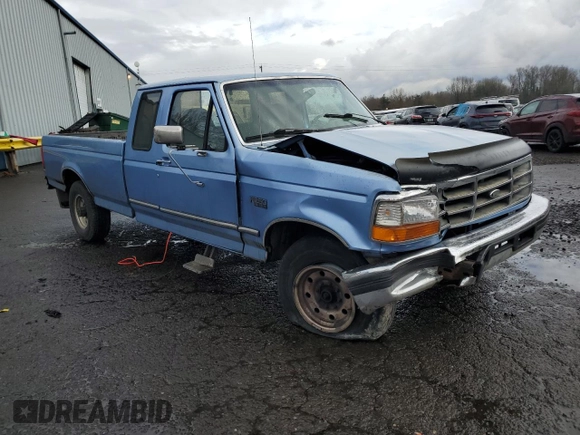 1997 Ford F-250 with VIN 1FTHX25G4VEB43348, listed as a Copart auction lot 45430655 with 180,279 mi miles and Salvage title. Bid and sale history available at DreamBid. Image 4.