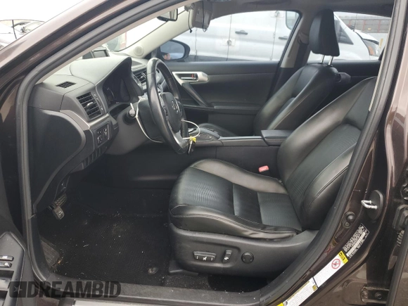 2011 Lexus CT 200h with VIN JTHKD5BHXB2016726, listed as a Copart auction lot 54628455 with 189,212 mi miles and Salvage title. Bid and sale history available at DreamBid. Image 7.