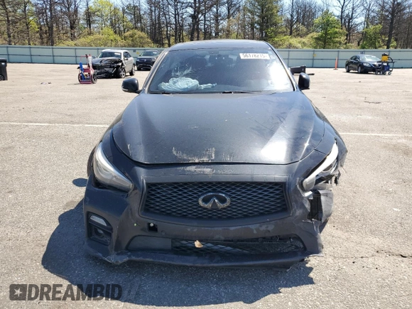 2017 Infiniti Q50 Red Sport 400 z VIN JN1FV7AR1HM870851, wystawiony jako Copart lot #56178215 z przebiegiem 106 468 mil mil oraz Nie do naprawy • Non repairable. Historia ofert i sprzedaży dostępna na DreamBid. Obrazek 5.