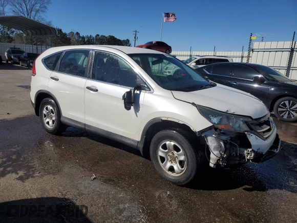 2013 Honda CR-V LX with VIN 5J6RM3H34DL039944, listed as a Copart auction lot 47765655 with 108,445 mi miles and Salvage Title. Bid and sale history available at carsss.com. Image 4.