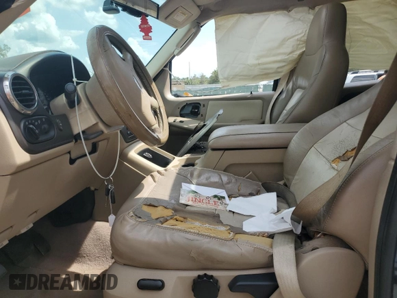 2004 Ford Expedition Eddie Bauer with VIN 1FMEU17W24LB01664, listed as a Copart auction lot 59003875 with Not provided miles and Salvage title. Bid and sale history available at DreamBid. Image 7.