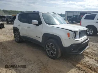 2017 Jeep Renegade Limited with VIN ZACCJBDB3HPE88030, listed as a Copart auction lot 60528245 with 101,606 mi miles and Salvage title. Bid and sale history available at DreamBid. Image 4.