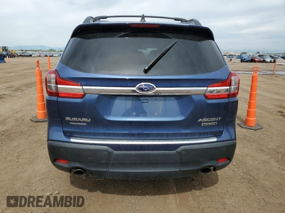 2022 Subaru Ascent Touring with VIN 4S4WMARDXN3428637, listed as a Copart auction lot 58927905 with 27,262 mi miles and Salvage title. Bid and sale history available at DreamBid. Image 6.