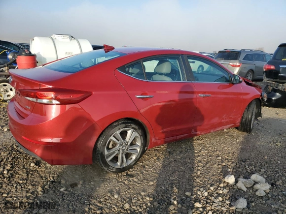 2017 Hyundai Elantra Limited with VIN 5NPD84LF1HH027806, listed as a Copart auction lot 83103604 with 161,708 mi miles and Salvage Title. Bid and sale history available at carsss.com. Image 3.
