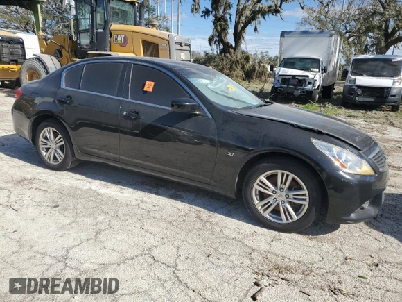 2015 Infiniti Q40 with VIN JN1CV6AR8FM523124, listed as a Copart auction lot 75912294 with Not Provided miles and Non Repairable. Bid and sale history available at carsss.com. Image 4.