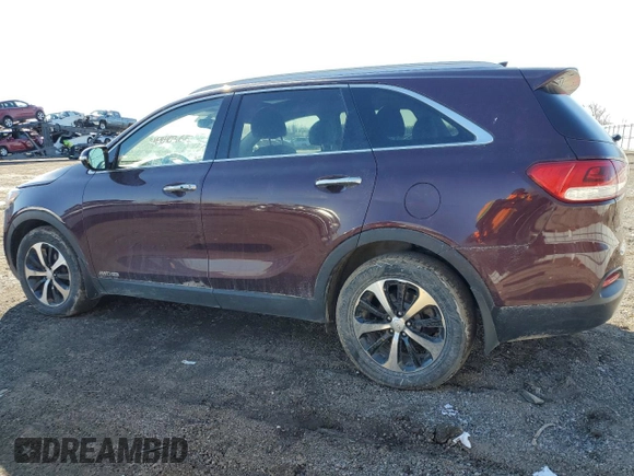 2018 Kia Sorento EX with VIN 5XYPHDA54JG345505, listed as a Copart auction lot 49640365 with 231,123 mi miles and Salvage Title. Bid and sale history available at carsss.com. Image 2.