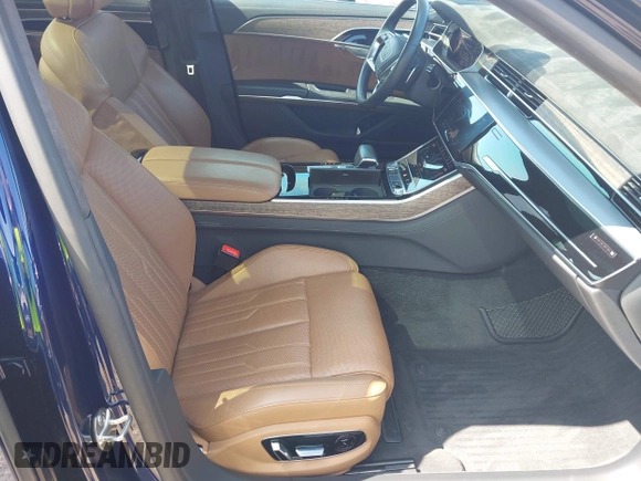 2019 Audi A8 with VIN WAU8DAF82KN017394, listed as a IAAI auction lot 42414936 with 22,482 mi miles and . Bid and sale history available at DreamBid. Image 5.