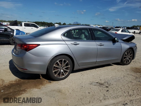 2016 Acura TLX Advance with VIN 19UUB2F77GA007996, listed as a Copart auction lot 62383035 with 129,642 mi miles and Salvage title. Bid and sale history available at DreamBid. Image 3.