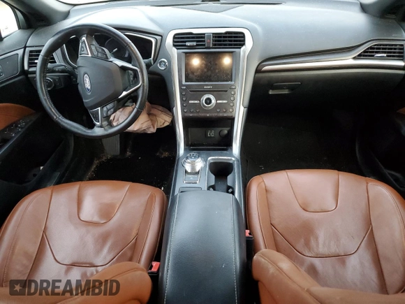 2019 Ford Fusion Titanium with VIN 3FA6P0D91KR263556, listed as a Copart auction lot 85587244 with 73,758 mi miles and Salvage Title. Bid and sale history available at carsss.com. Image 8.