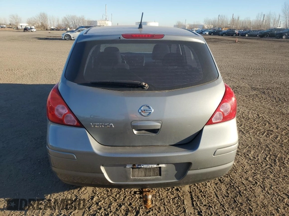 2008 Nissan Versa 1.8 S with VIN 3N1BC13E38L427543, listed as a Copart auction lot 81138654 with 197,539 mi miles and Salvage Title. Bid and sale history available at carsss.com. Image 6.