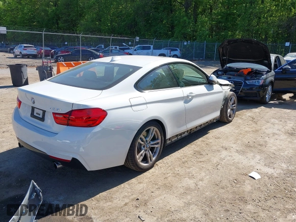 2014 BMW 4 Series 435i z VIN WBA3R1C51EK192103, wystawiony jako IAAI lot #42127351 z przebiegiem 99 023 mil mil oraz . Historia ofert i sprzedaży dostępna na DreamBid. Obrazek 4.