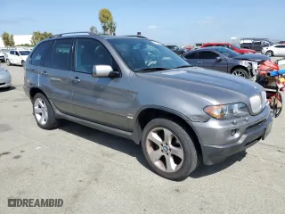 2005 BMW X5 4.4i with VIN 5UXFB53505LV13083, listed as a Copart auction lot 54404455 with 69,983 mi miles and Clean Title. Bid and sale history available at carsss.com. Image 4.