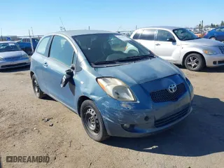 2008 Toyota Yaris with VIN JTDJT923485190147, listed as a IAAI auction lot 41703285 with 184,857 mi miles. Bid and sale history available at carsss.com. Image 1.