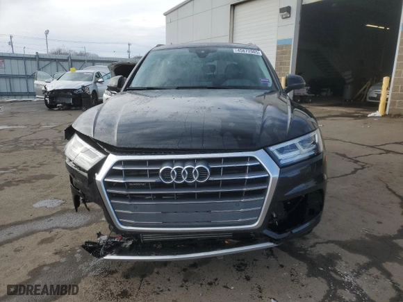 2018 Audi Q5 Premium Plus with VIN WA1BNAFY6J2192957, listed as a Copart auction lot 45872985 with 127,783 mi miles and Salvage Title. Bid and sale history available at carsss.com. Image 5.