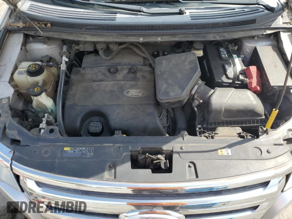 2014 Ford Edge SE with VIN 2FMDK3GC7EBA58640, listed as a Copart auction lot 58792615 with 189,389 mi miles and Clean title. Bid and sale history available at DreamBid. Image 12.